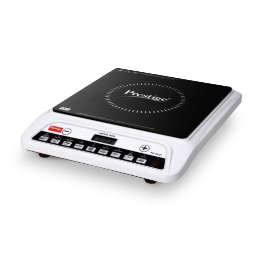 Prestige Induction Cooktop PIC 20.0 + 1600 watts with Automatic voltage regulator ( White)